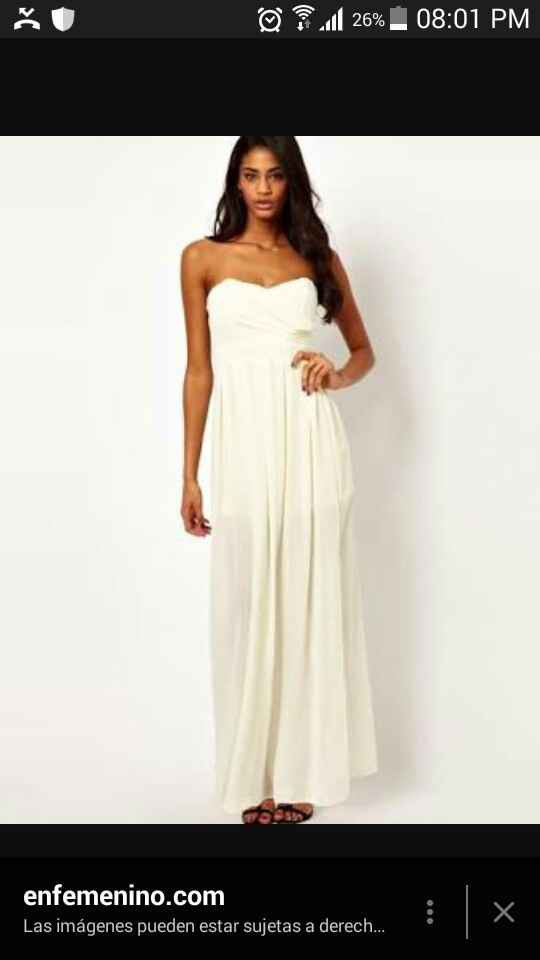 Que vestido usar  para la boda del civil ? - 1