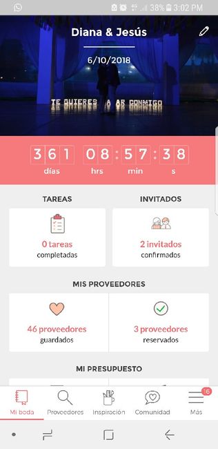 ¿Cuántos días faltan para tu día B? - 1