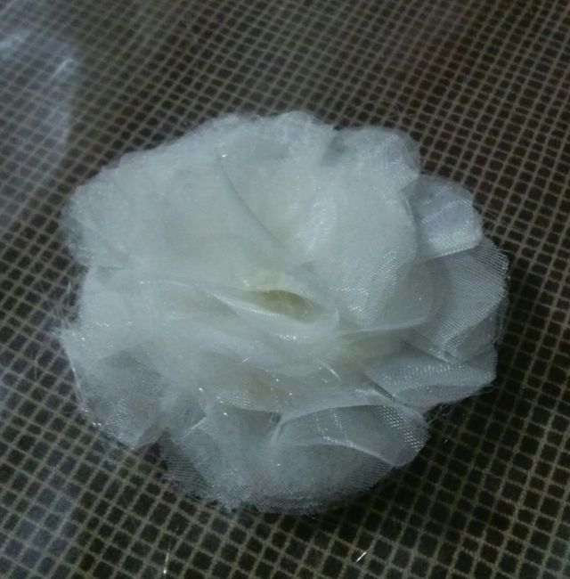flor de organza