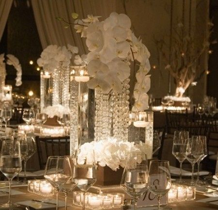 Centros de mesa glamours