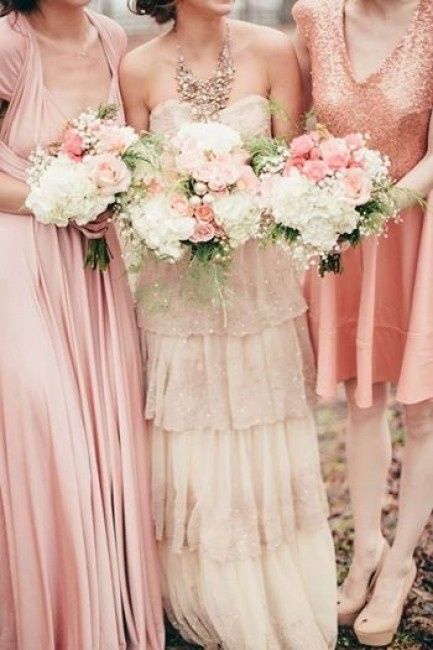 Damas vintage Rosa pastel