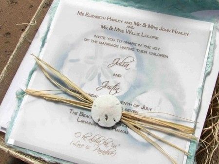 invitacion para boda en playa