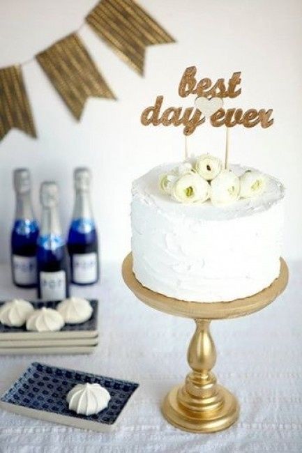 pastel y topper