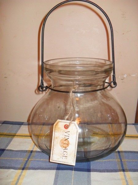 frasco para decoración de jardín y mesa de postres