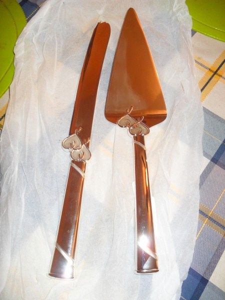 pala y cuchillo para pastel