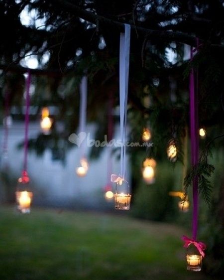 decoración en jardín