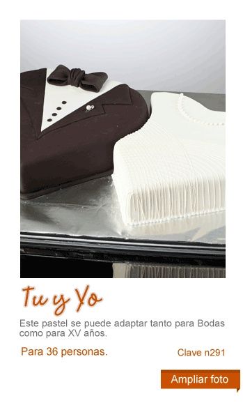 pastel para los dos