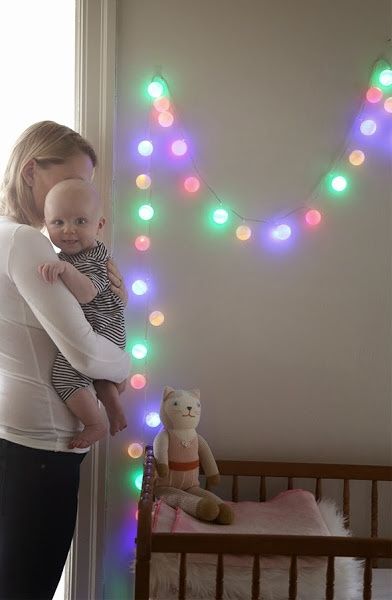 DIY - luces led y bolas de ping pong