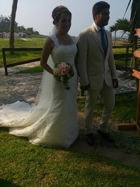 llegando a la recepcion