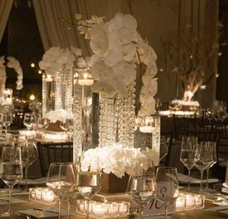 Centros de mesa glamours