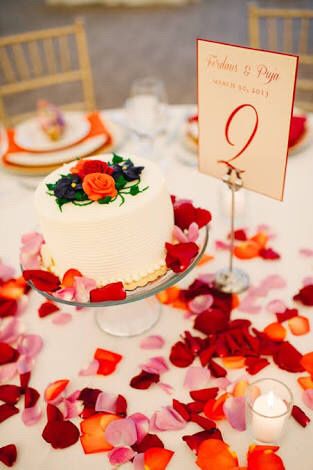 Pastel como centro de mesa s.o.s - 3