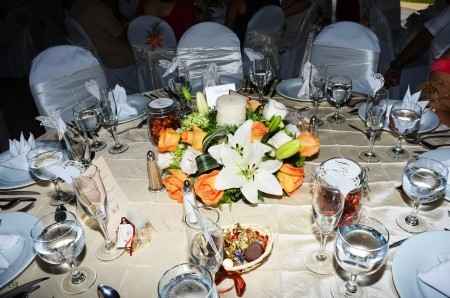 La mesa de los invitados