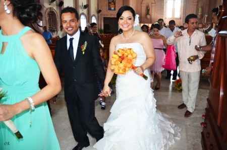 Los recien casados... 