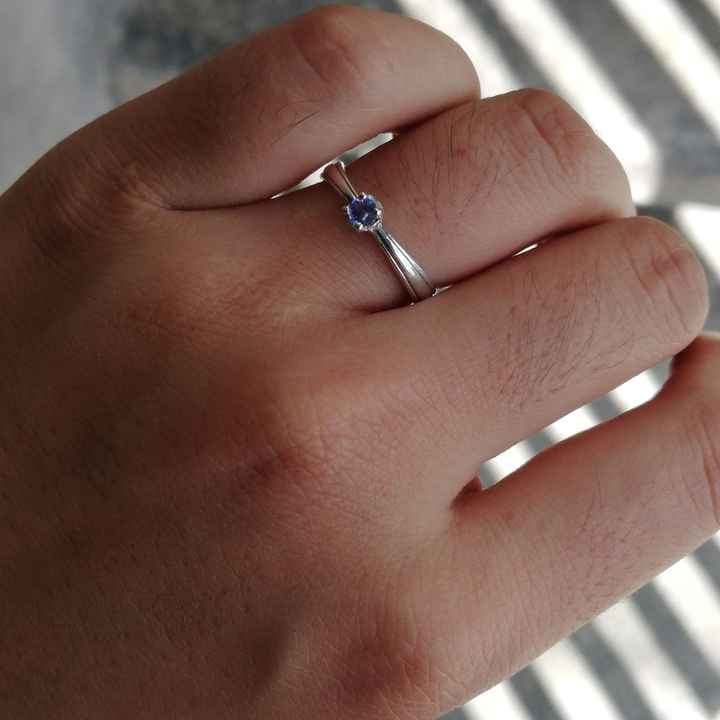 Mi anillo de compromiso Angie - 1