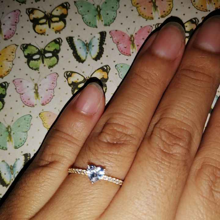 Les gustó su anillo de compromiso? - 1