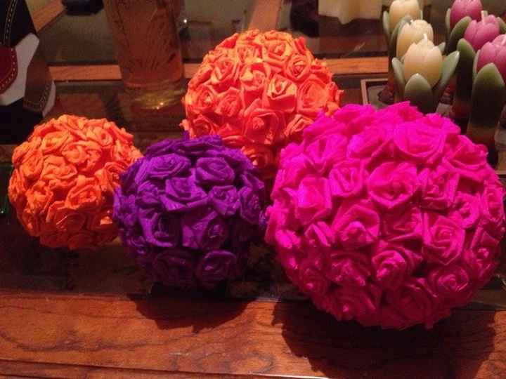 Rosas de papel crepe -2