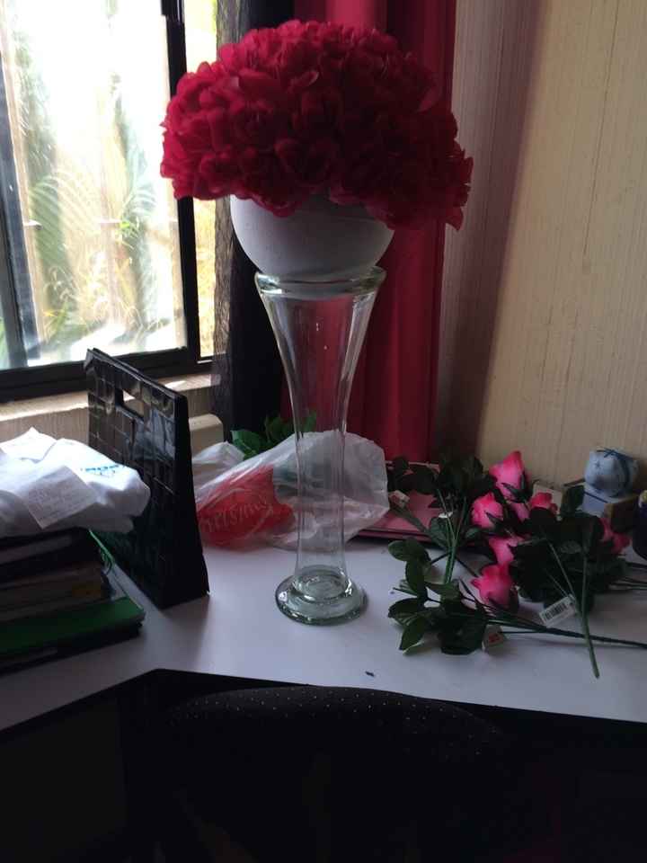 Mis centros de mesa dyi - 5