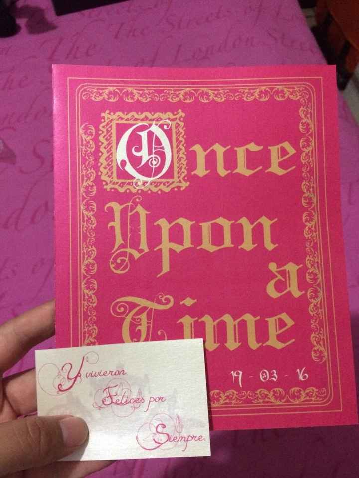 Invitación y Boleto