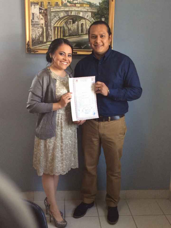 ¡Ya casados!