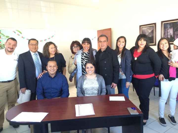 En el registro civil