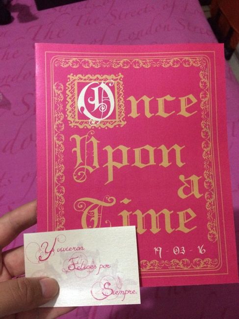 Invitación y Boleto