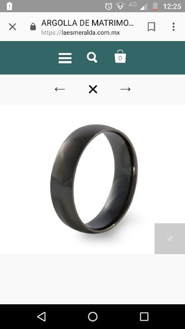 ¿De qué color y material serán sus anillos de boda? - 1