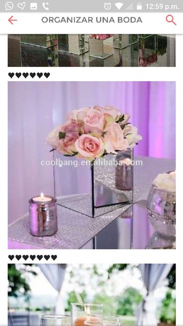 Bases de Espejo para tus Centros de Mesa ♥ 10