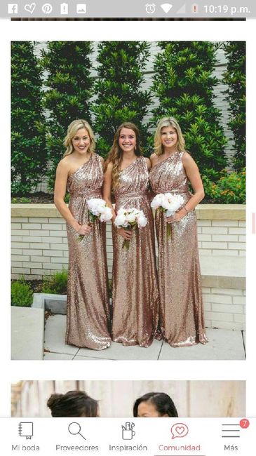 Vestidos bridesmaids, Rosè gold 💕🌹 22