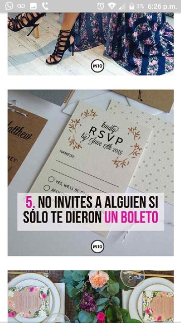 Reglas para ser un buen invitado - 1