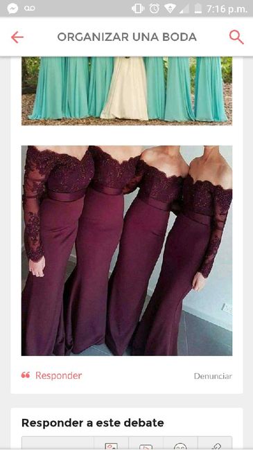 Color del vestido para las Damas? 🤔 - 1