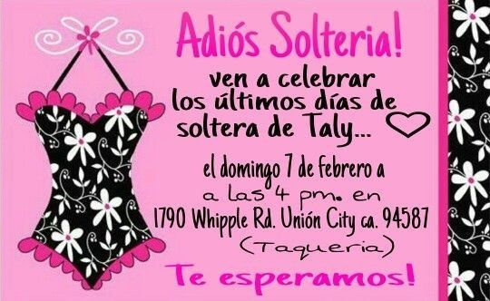 Quién diseño sus invitaciones de despedida de soltera??? - 1