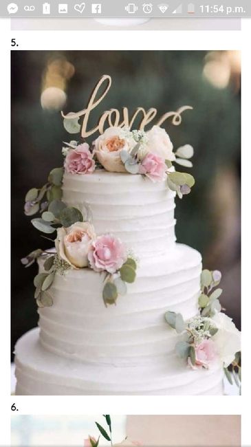 10 pasteles para una boda en primavera - 1