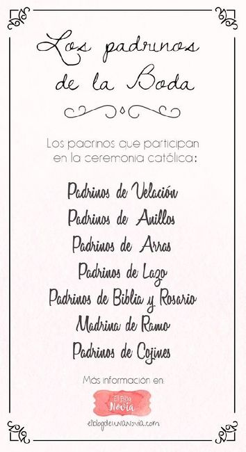 Padrinos, testigos y documentacion - 1