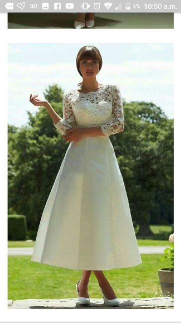 Vestidos👰hasta  los tobillos - 3