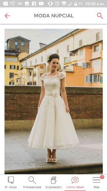 Vestidos👰hasta  los tobillos - 4