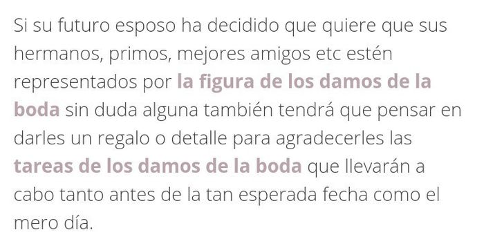 Qué regalar a los damos de honor - 2
