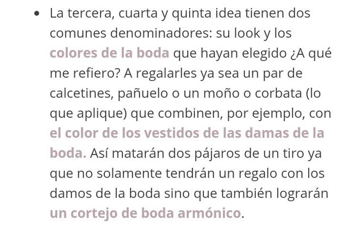 Qué regalar a los damos de honor - 8