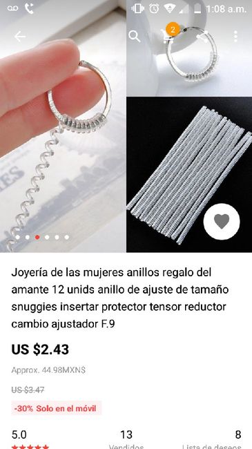 Mi anillo me queda bien y luego grande ¡¿que hago!!!?? 1