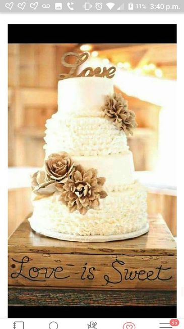 Una boda con tonos  café - 1