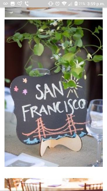 ideas para numerar las mesas de boda - 4