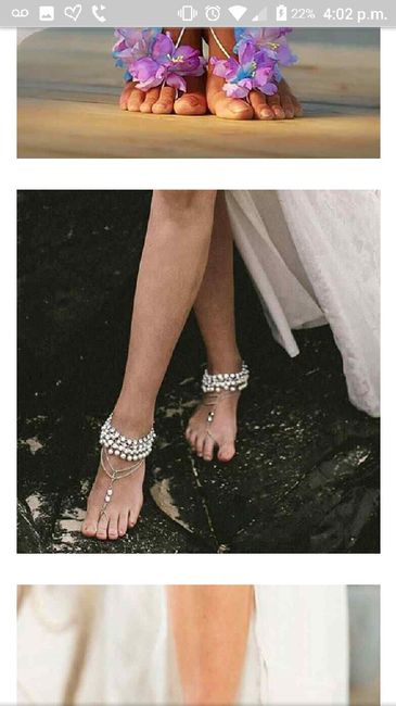 Tu boda en la playa:sandalias descalzas - 2