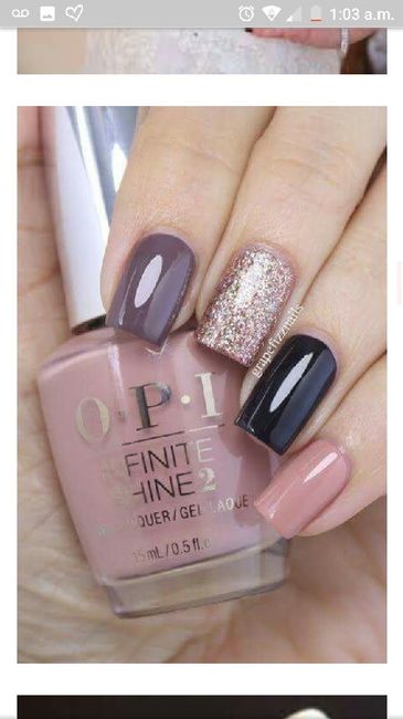 ¿usarías uñas oscuras en tu boda? - 1