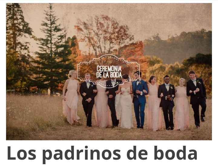 Los padrinos de la boda - 1