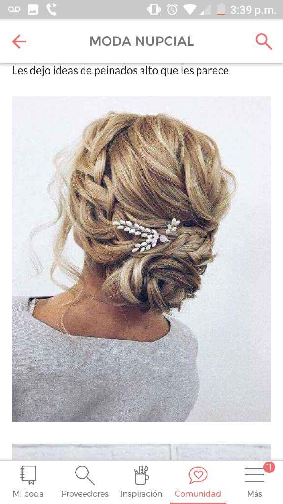 Peinados altos 👰🌹 - 2