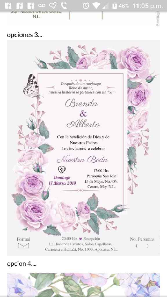 Diseño de invitacion, opiniones?? - 1