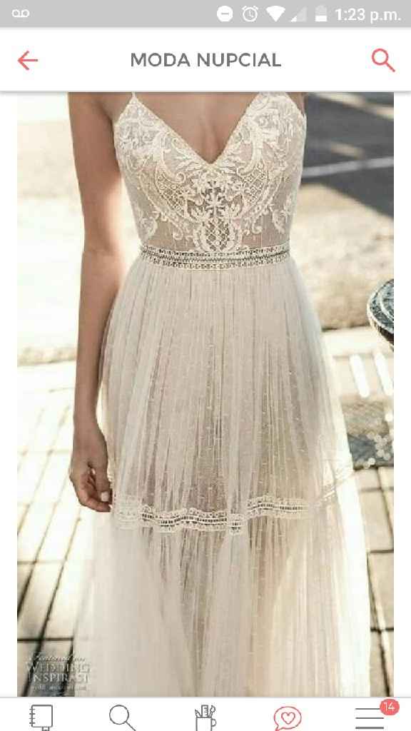 Vestidos en tonos arena - 2