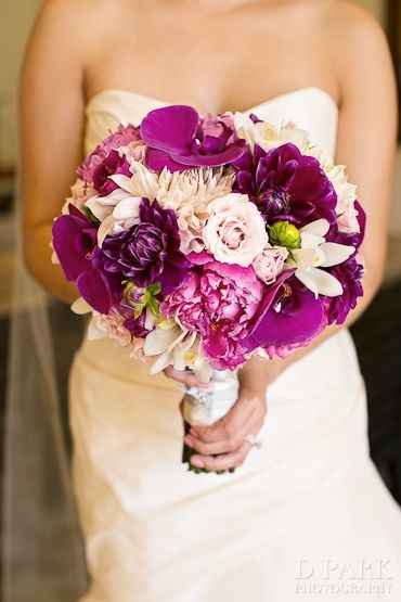 Ramos de novia color bugambilia - 5