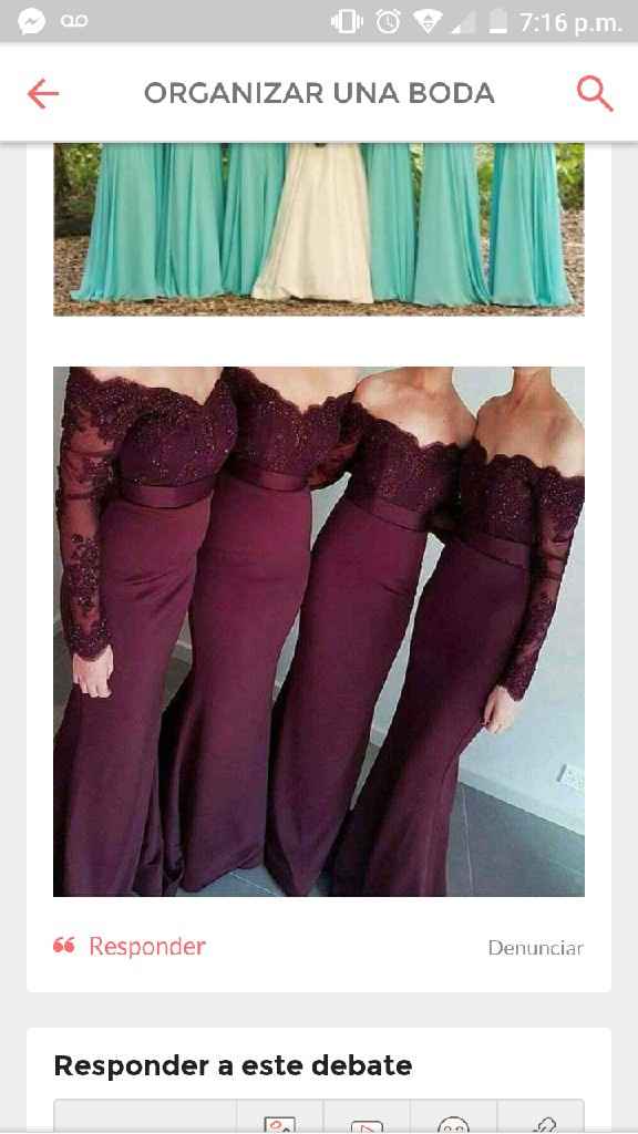 Color del vestido para las Damas? 🤔 - 1