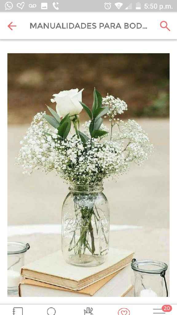 Centros de mesa diy 😍🌻💐💕 - 3