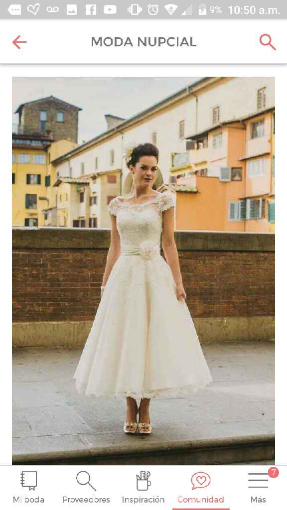 Vestidos👰hasta  los tobillos - 4